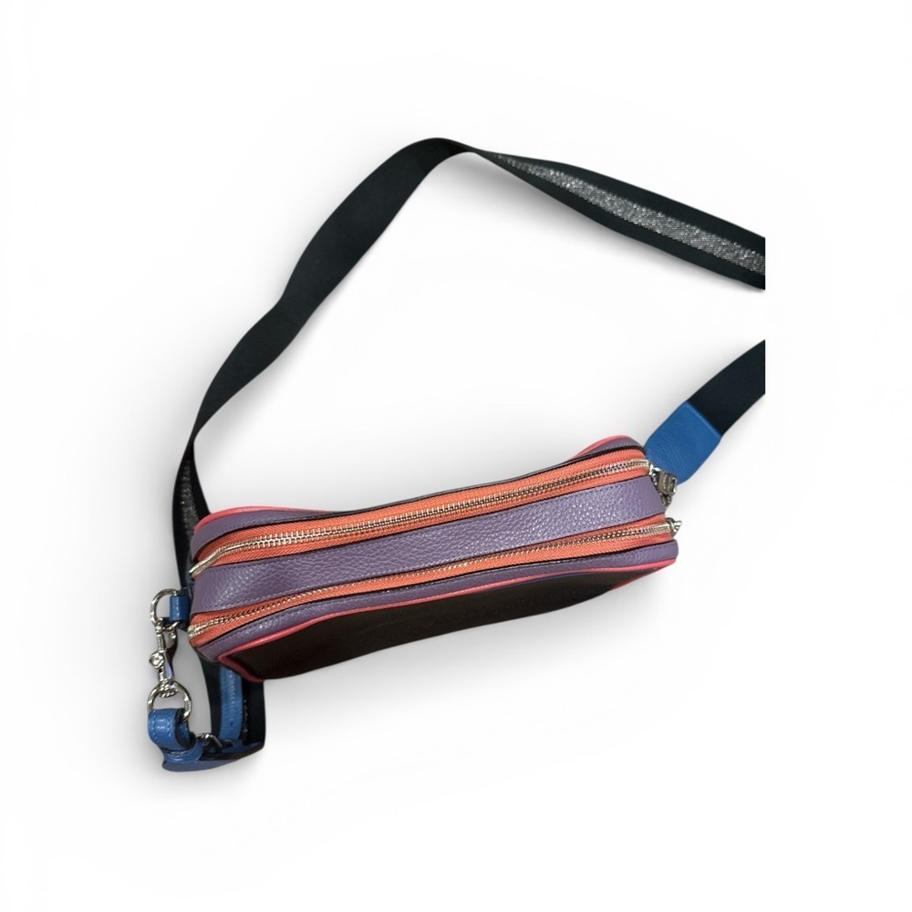 Coach Stylish Black and Blue Shoulder Bag - Picture 5 of 6
